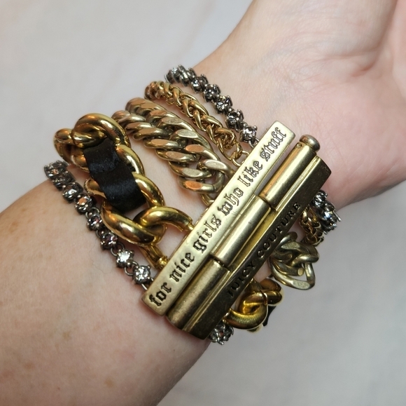 Vintage Juicy Couture gold chain bracelet - Picture 4 of 7
